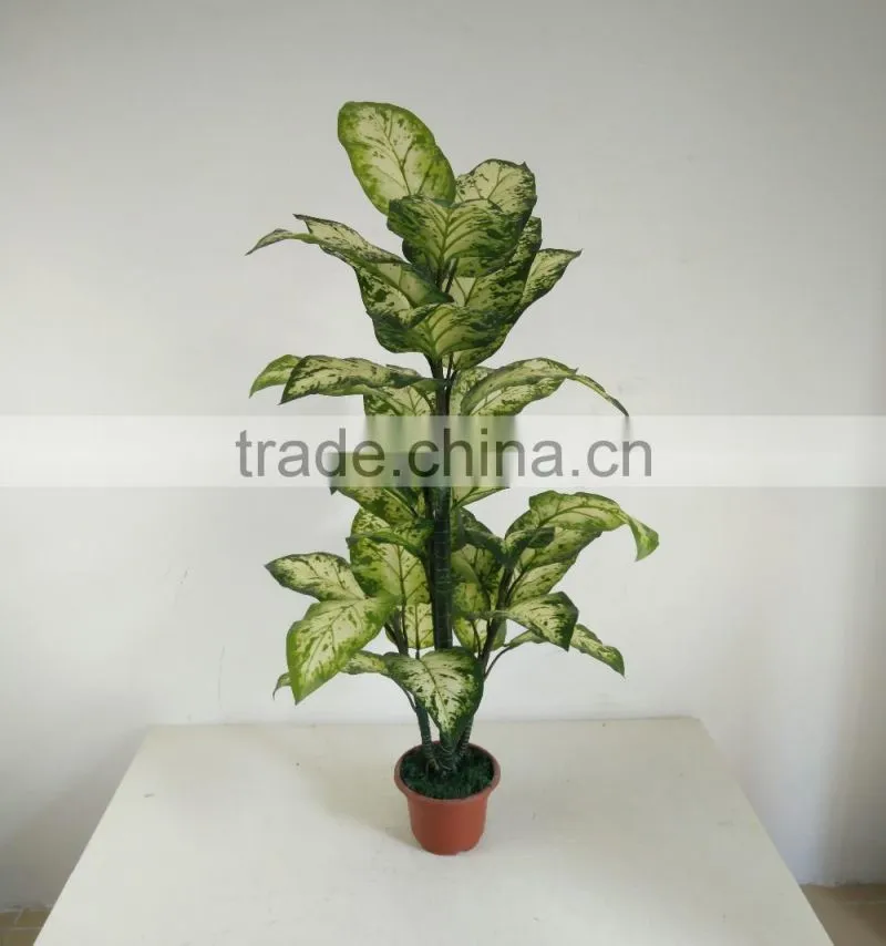 artificial rohdea fake dieffenbachia artificial decorative evergreen