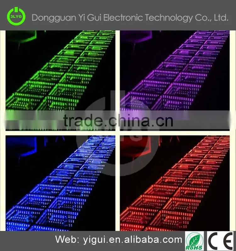 Factory price christmas led light stage lighting interactive panels led dance floor