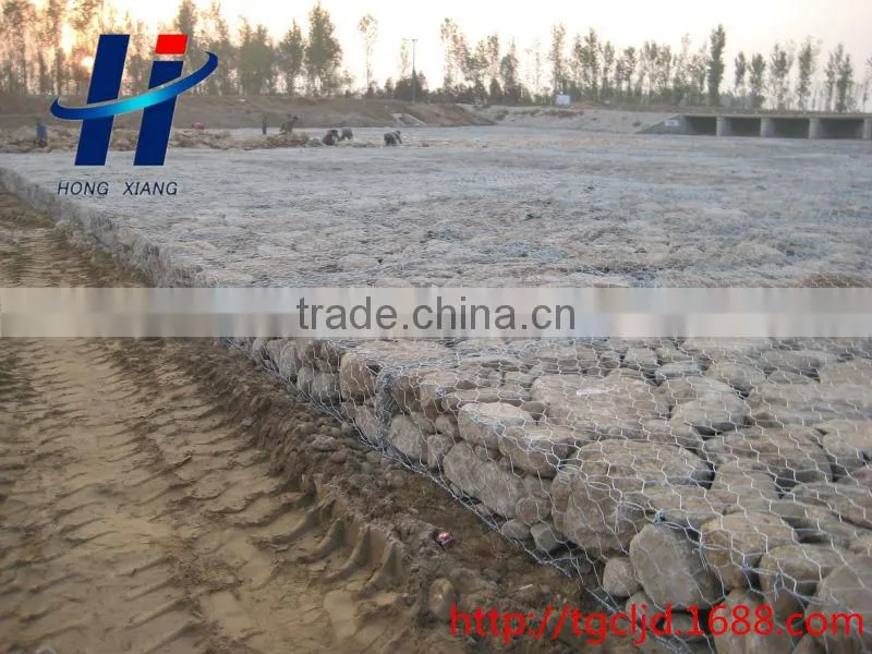 high quality 5% Galvalume 100 x 120 (2.5) gabion box for highway slope protection