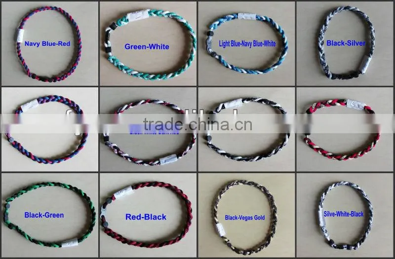baseball sports rope necklace