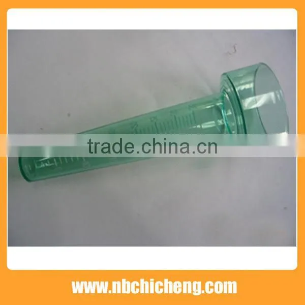 Plastic Rain Gauge Mater With Black Sleeve