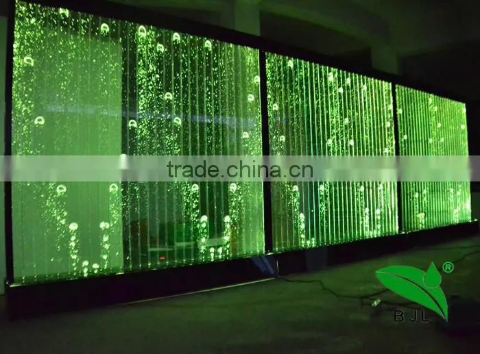 Digital Programing Water Feature Bubble Wall Screen Room Divider