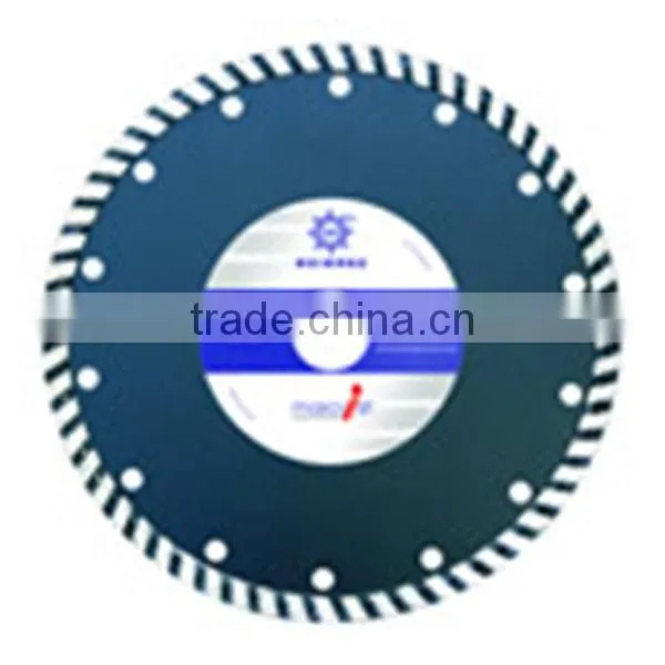 Diamond Segmented Turbo Blade with protective teeth