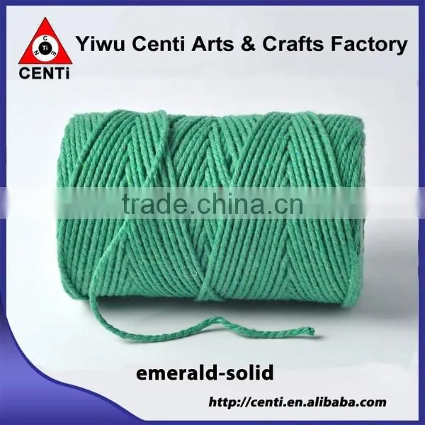 Wholeslae white bakers twine snow white solid bakers twine for packing gift