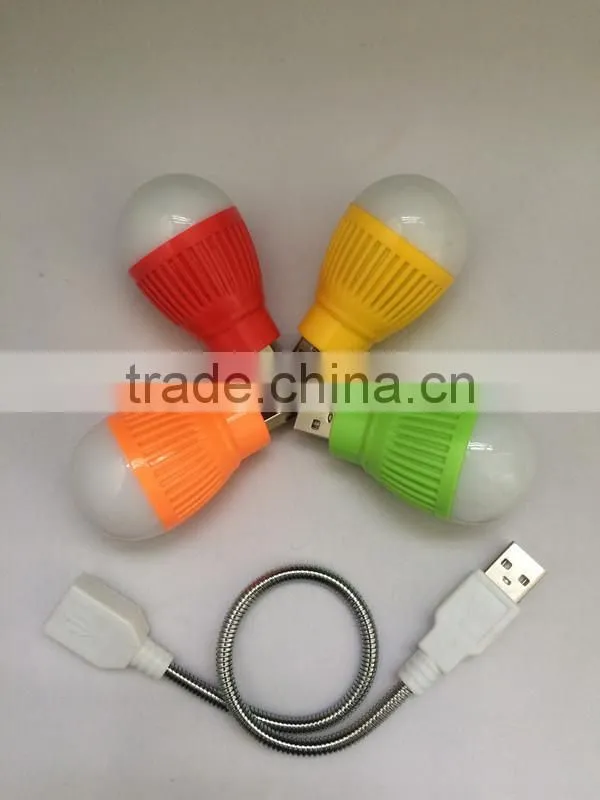 The USB metal hose LED desk lamp