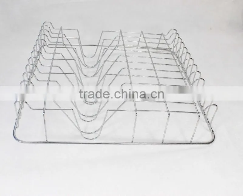 544-64 WIRE DISH RACK WITH PLATING SURFACE