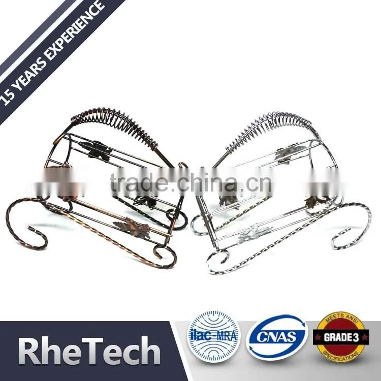 Household Moon Shape Metal Decorative Red Wine Bottle Rack Holder