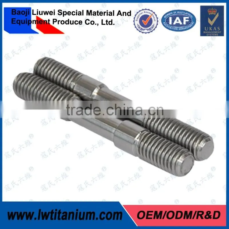 DIN938 Grade5 Titanio Double Ended Threaded Studs by LIUWEI