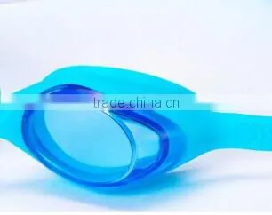 Wholesale summer swimming glasses kids soft silicone one piece swimming eyewear