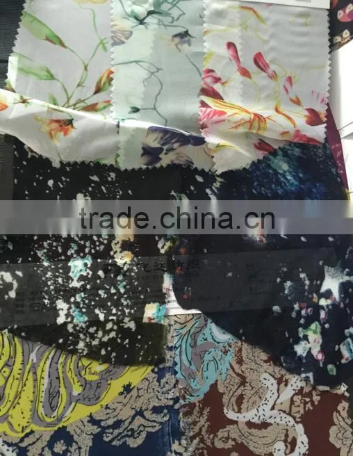 Hot black floral print chiffon shirts for woman chiffon long sleeve chiffon tops