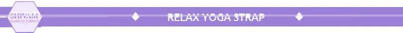 Different Size Relax Yoga Strap in Attractive Multicolor
