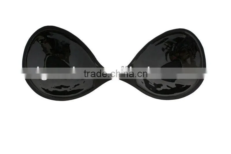 hot girls B silicone breast leopard print bra