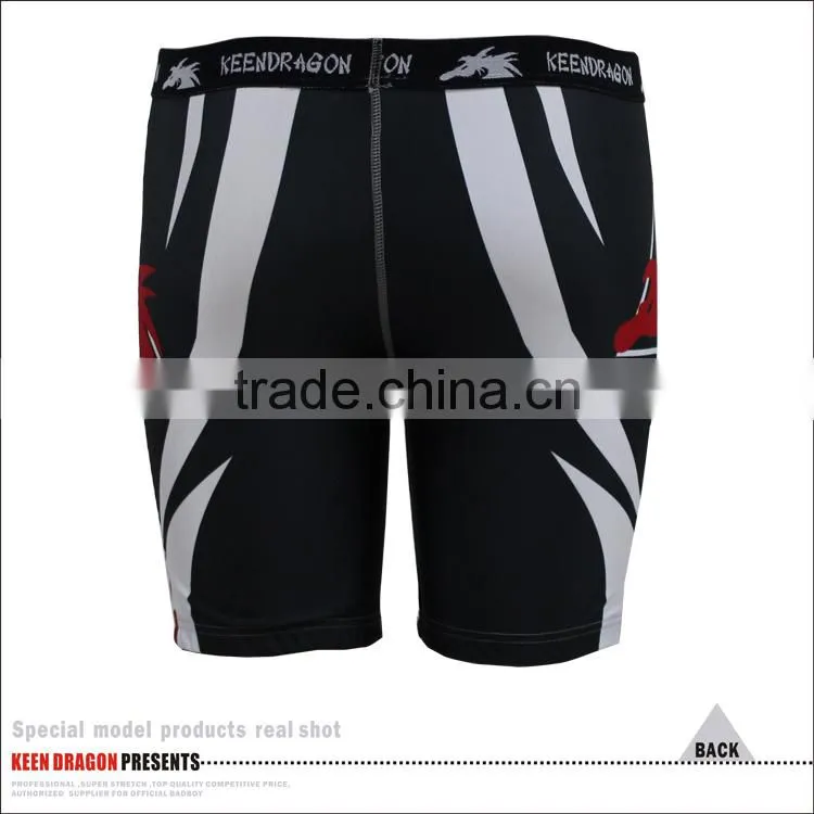custom design black mma fighting shorts tight compression vale tudo shorts for men