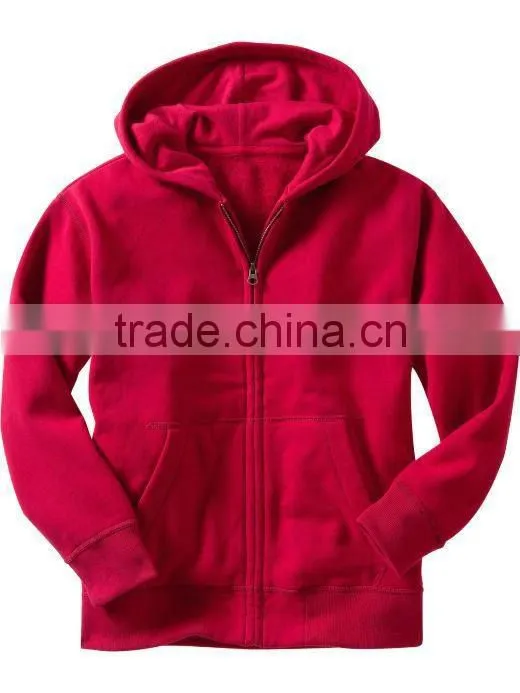 CHILDREN PRINTED ZIP UP HOODY WITH CONTRAST INNER LINING