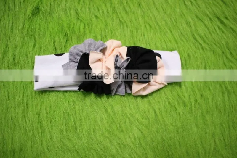 2017Lovely Style Persnickety Girls Hair Accessories Floral Headband Hair Floral Baby Elastic Girls Many Colors Choice Headbands