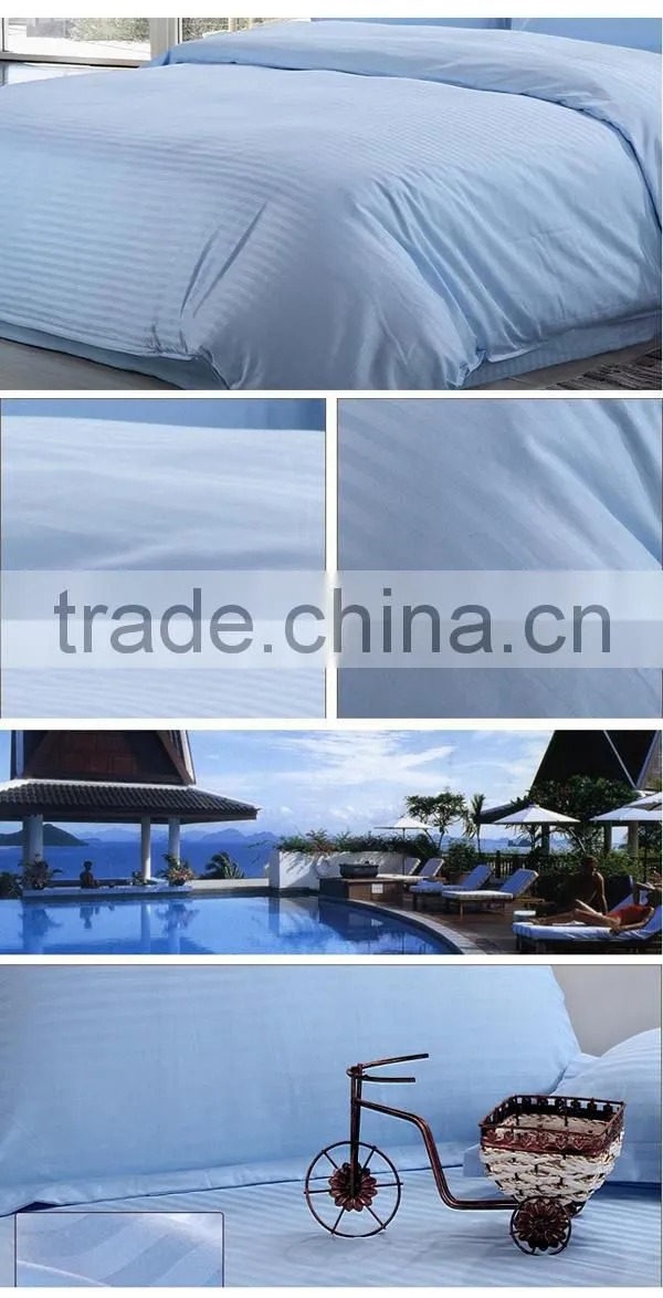 Wholesale hotel 100% cotton hotel white bed sheet