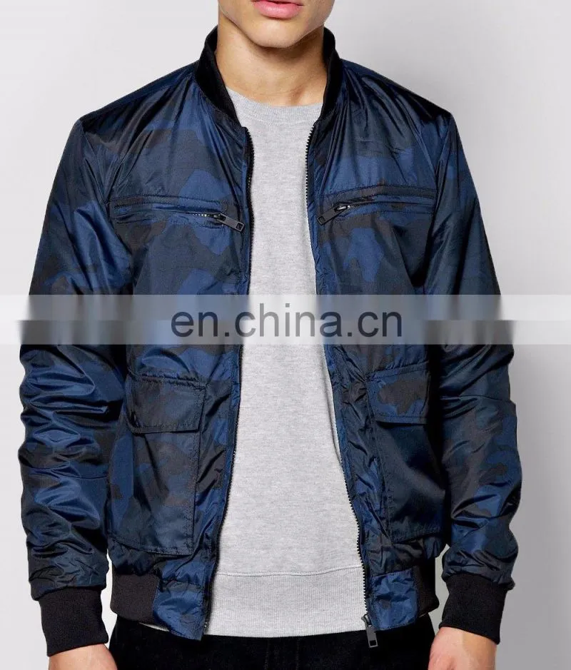 CAMOFLAGE fit CHEAP Bomber jacket, body fit USA winter bomber jacket/OEM service MA1pocket Mens Bomber jacket