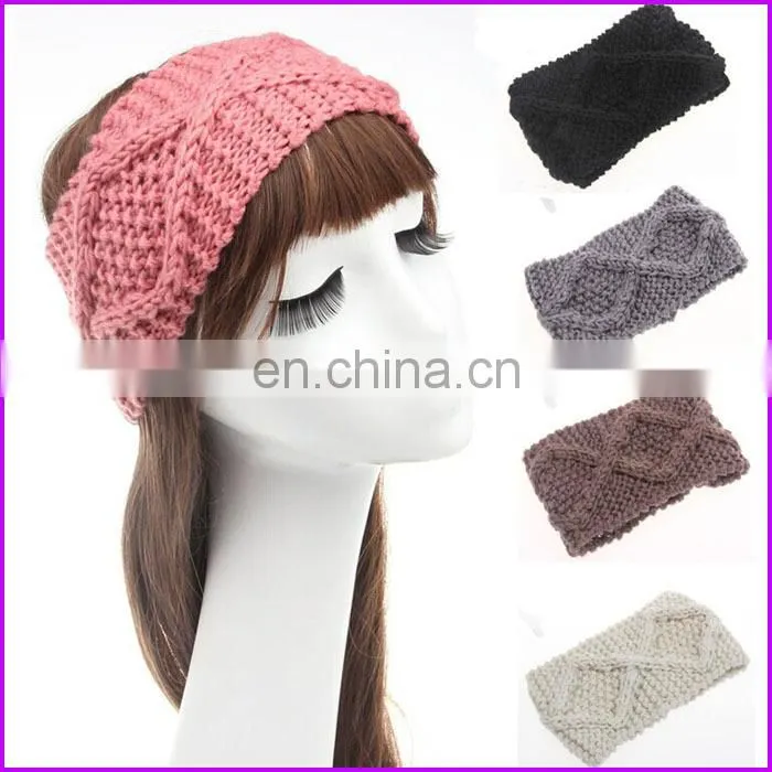 2014 very cheap sexy girls winter adjustable elastic headbands