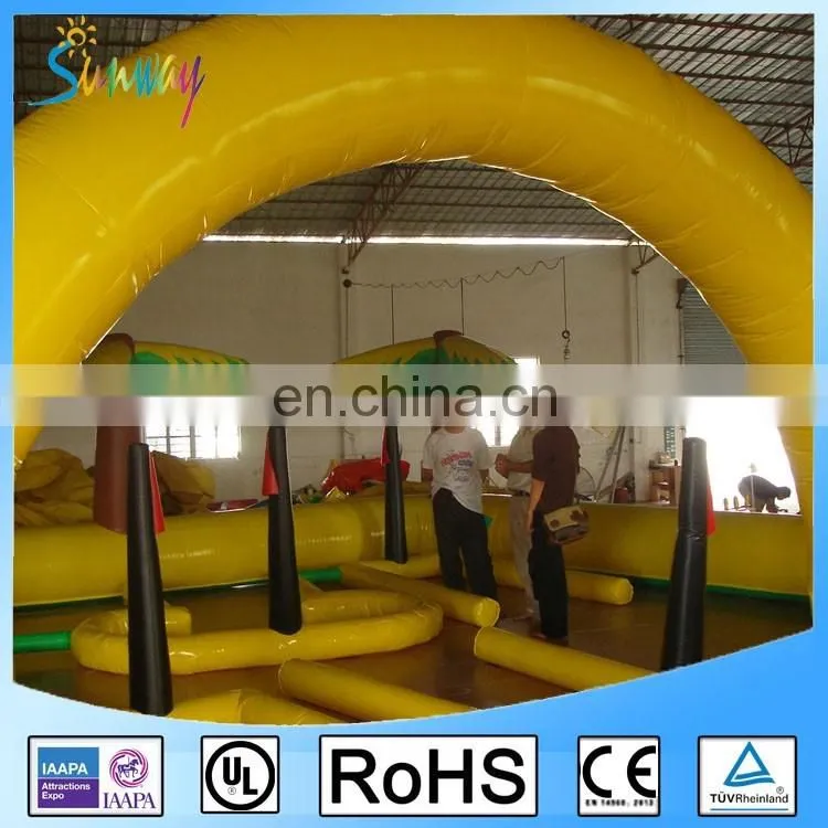Commercial Inflatable Golf Game Inflatable Golf Arena Inflatable Golf Practice Field for sale