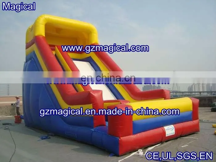 Colorful for steeple in fairy tale inflatable slide