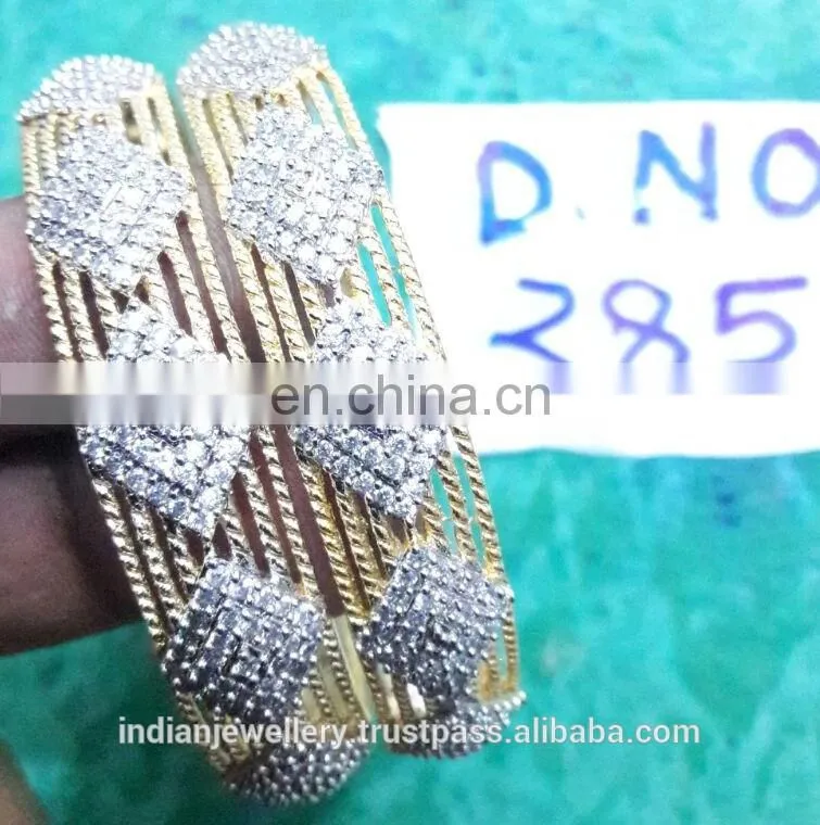 cubic zircon jewelry stone bangle manufacturer, cubic zircon jewellery bangles exporter