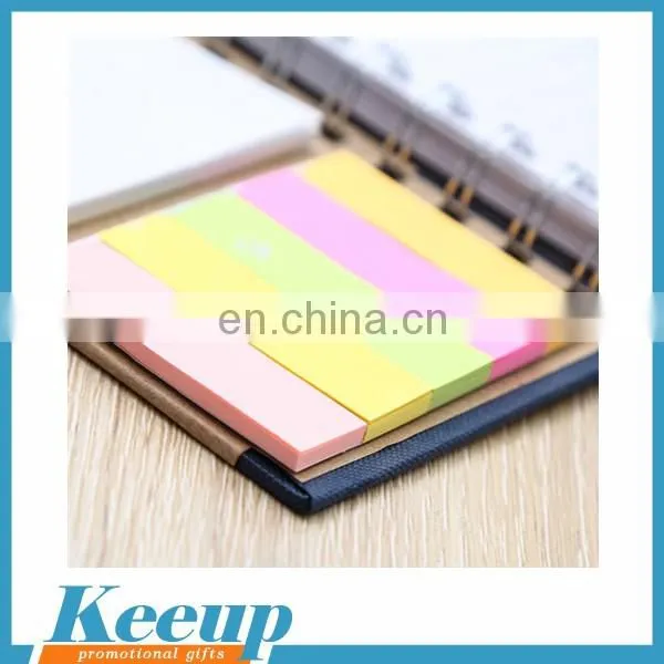 Fancy leaf shaped sticky notes advertising custom sticky notes