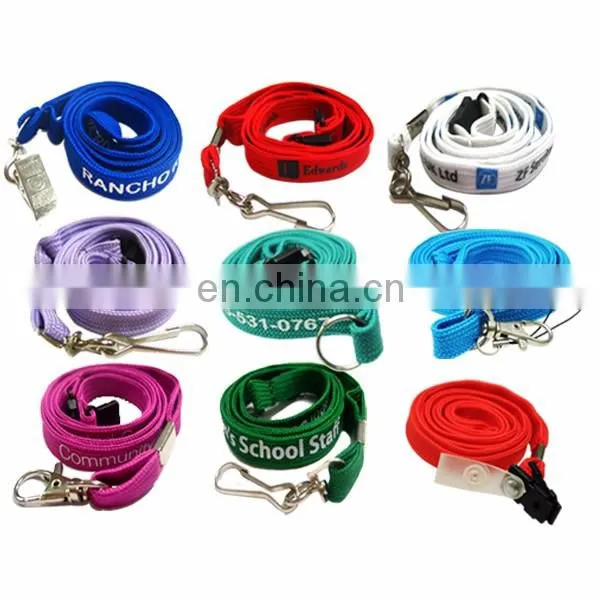 Custom polyester printing neck lanyard