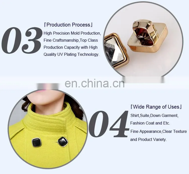 Polyester Shirt Button Popular Wholesale Uv Plating Resin Shirt Button BA60341