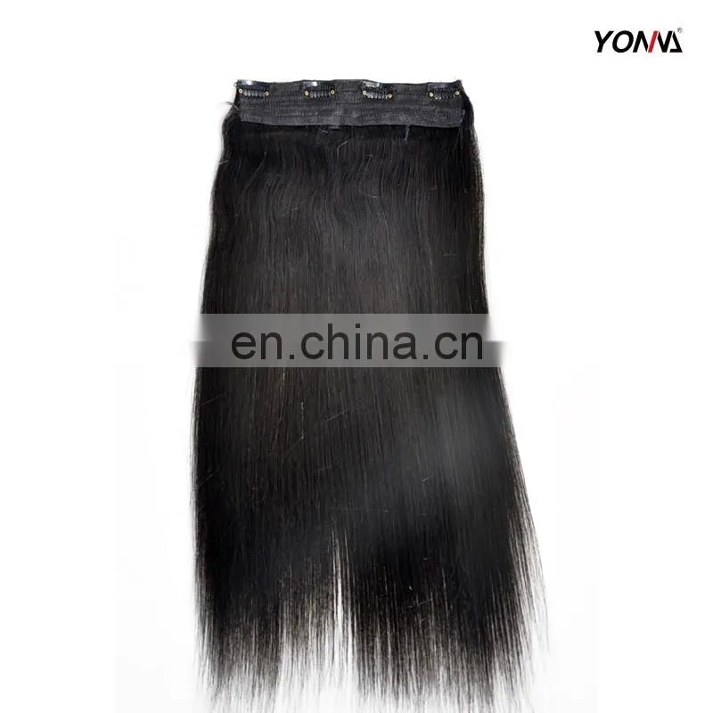 100% virgin brazilian human hair,hair extension clip,24 inch clip in human hair extensions