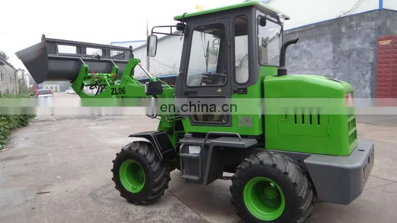 Popular small single engine 4wd mini loader