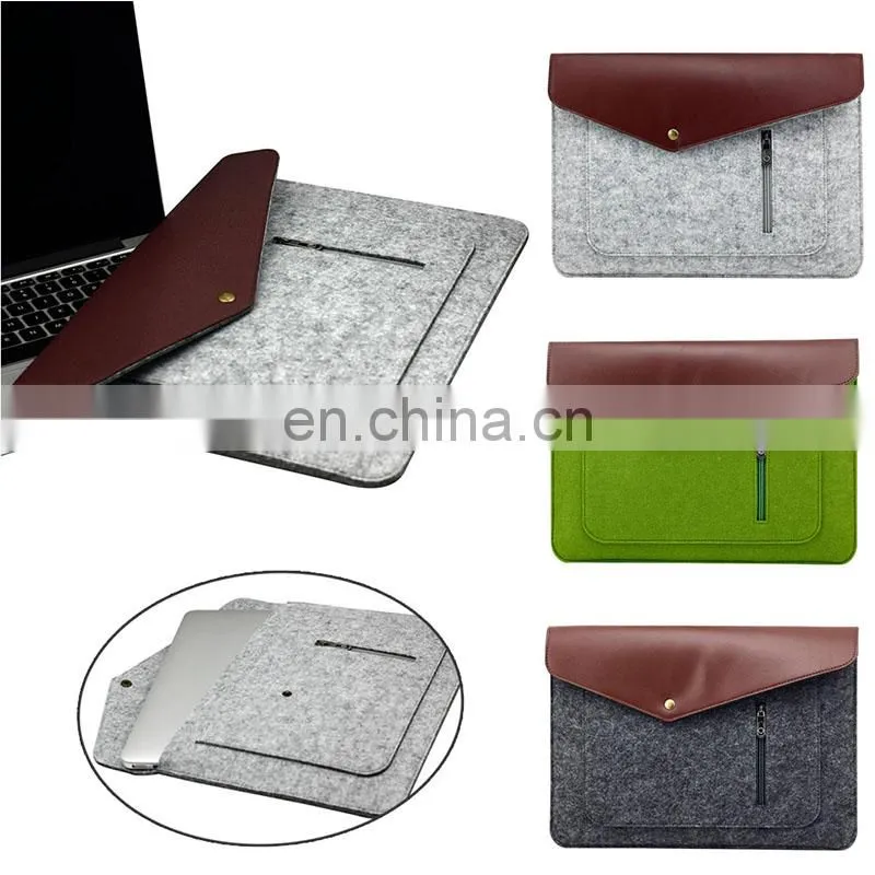 11-17 inch Felt Laptop Sleeve Bag Notebook Sleeve