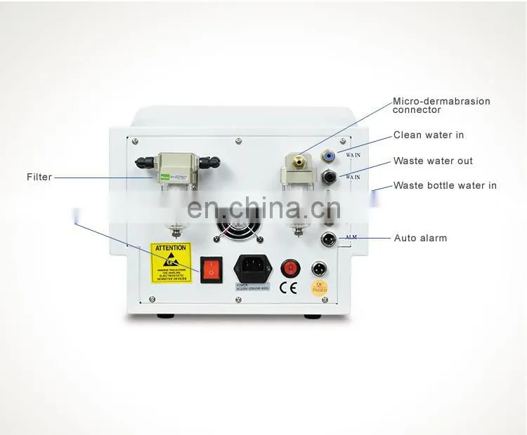 Cheap price 4 in 1 water dermabrasion beauty equipment/water skin peeling for facial cleaning
