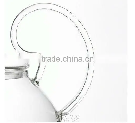handmade 600ml glass teapot