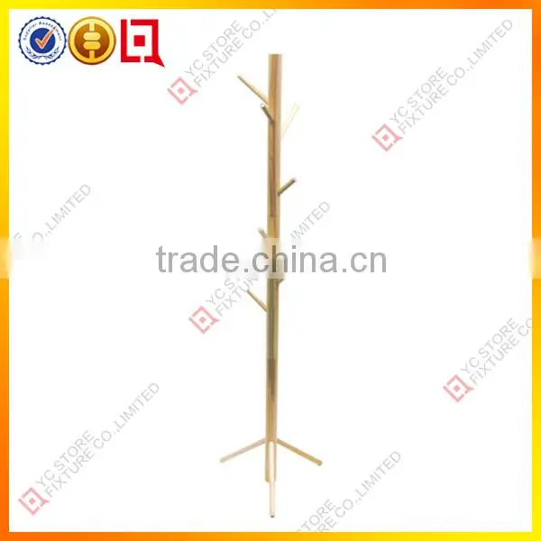 Cheap standing wooden coat rack