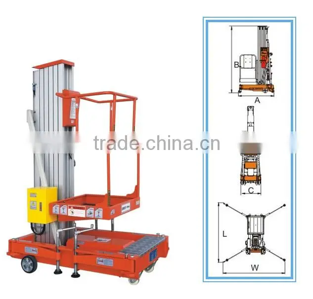 Portable aluminum alloy work platform
