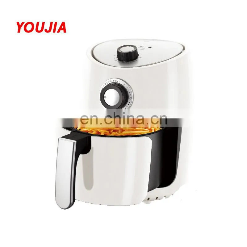 Round shape the newest best 1000W 2.2L no oil electric air fryer