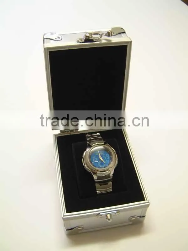 corrosion resisting hard shell raved watch case with code lock and handle