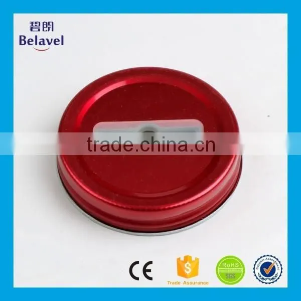 Hot sale gold tinplate metal screw lid for mason jars