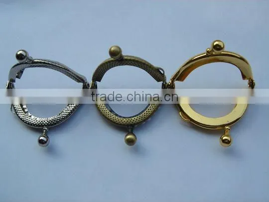 Metal Coin Purse Frame With Sewing Holes