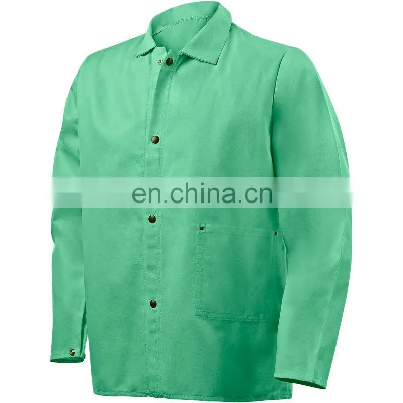 Reusable Washable Long Sleeve FR Fire Retardant Clothing or Shirts For Men's Safety Working Protection in Khaki .