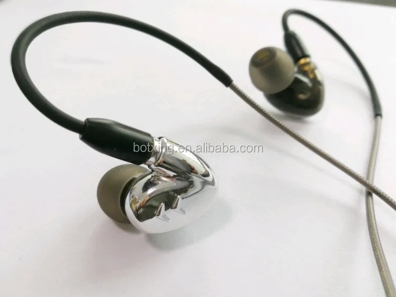 Best quality stripped-down double speaker earphone headphone in ear with speaker voice coil