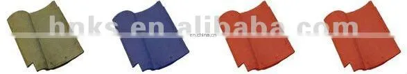 Cement hydraulic roof color tile machine