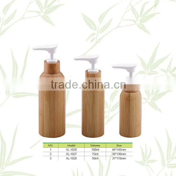 Hot selling 75ml bamboo lotion bottle with low price