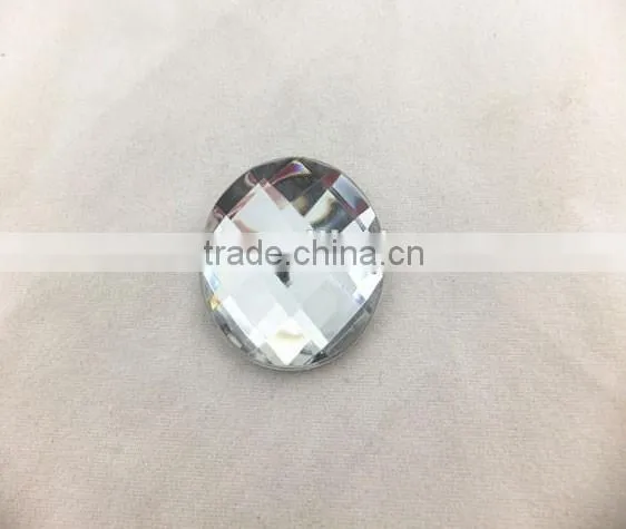 Crystal Sew on Acrylic Stone with Two Holes