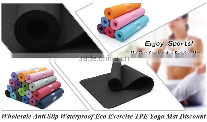 Price of eco-friendly NBR/PVC/TPE yoga mat manufacturer