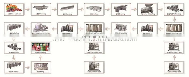 fully automatic pomegranate wine processing plant