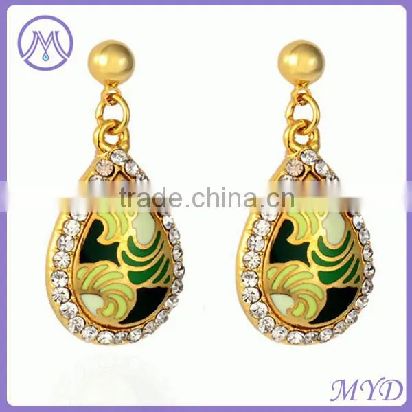 Fashion enamel drop earrings jewelry making
