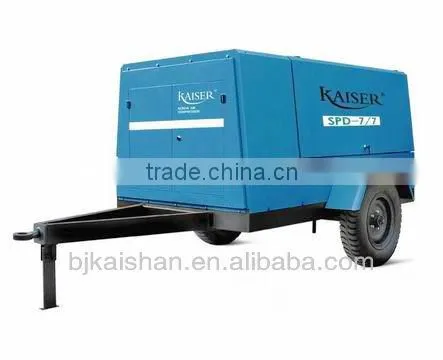 KAISER SPD 7.4-7G Portable Rotary Screw Air Compressor(261cfm,102psi,60HP)