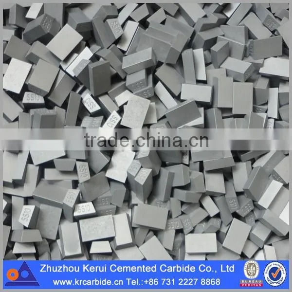 Wc tungsten carbide tips for tufa stone cutting