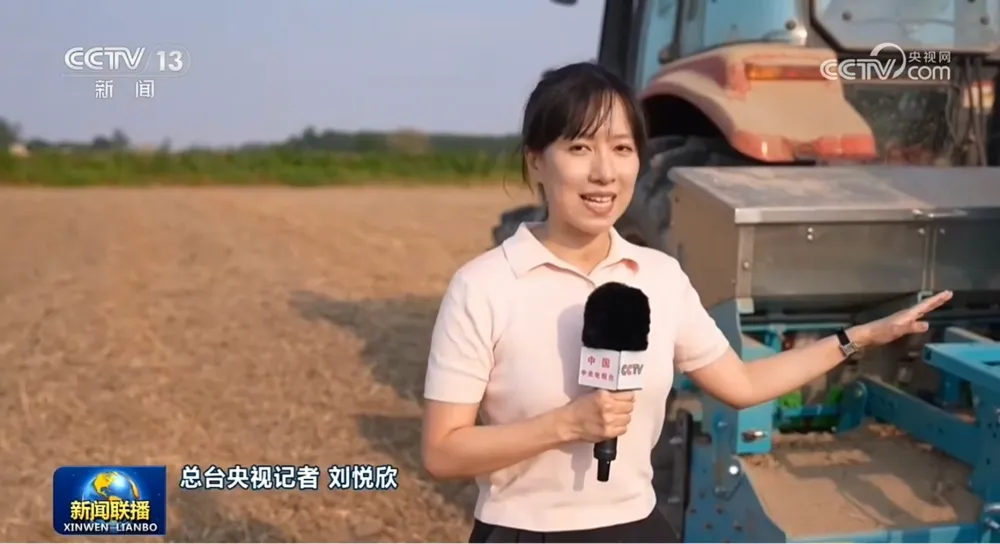 China CCTV  Report YongXiang Pneumatic Precision Seeder